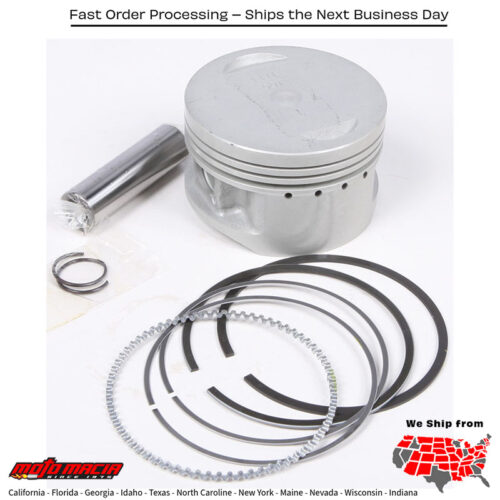 Piston Kit Yamaha Yfm350fg Grizzly 4wd [Sra] 2007-2014 Yfm350g Grizz