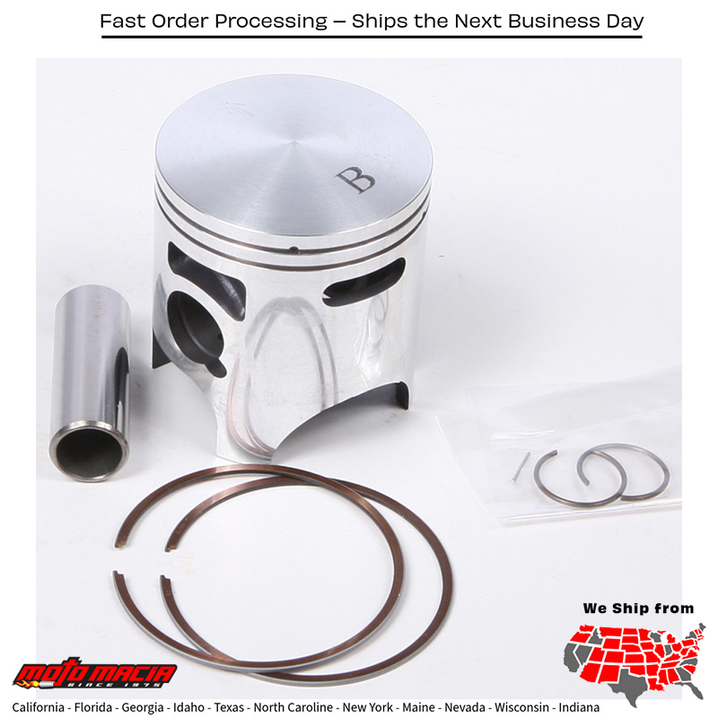 Piston Kit Nikasil Cyl 47.95/Std Kawasaki Kx80 1990-2000