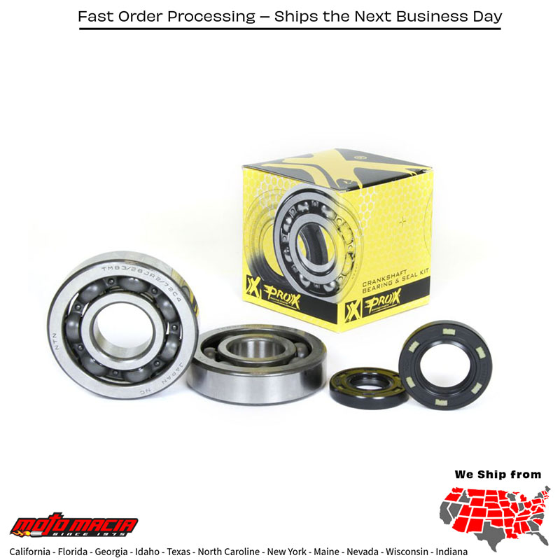 Crankshaft Bearing & Seal Kit Kawasaki Kx250 2002-2002
