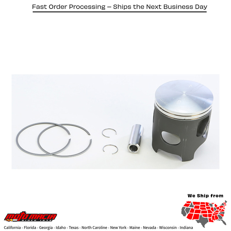 Piston Kit Molycoated Nikasil 66.35/Std Kawasaki Kx250 1992-2004