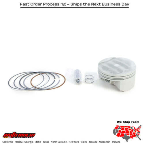 Piston Kit Forged Nikasil Cyl 89.97/Std 12.2:1 Kawasaki/Suzuki Kfx