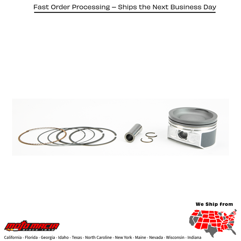 Piston Kit Nikasil Cylinder Pol 79.96/Std 10.0:1 Polaris Ranger 800 4x4 Eps 2013
