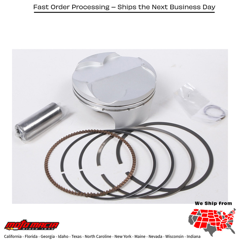 Piston Kit Hc Frgd Nikasil Cyl 75.97/Std 13.2:1 Hus/Ktm 250 Sx-F 2006-2012