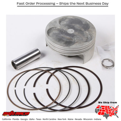 Piston Kit Forged Nikasil Cyl 76.95/Std 12.5:1 Gas/Yamaha Yz250f 200