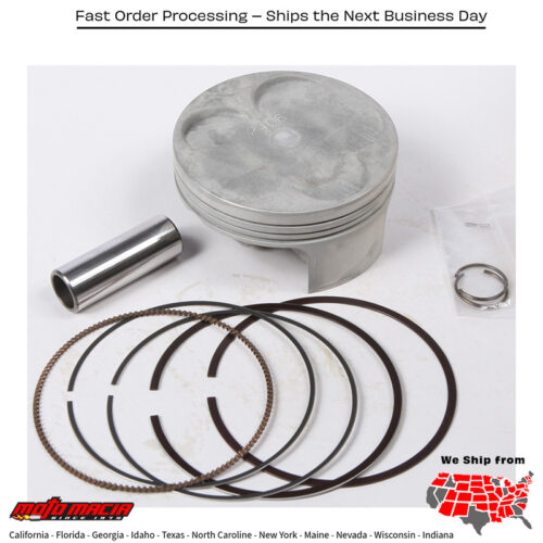 Piston Kit Forged Nikasil Cyl 76.96/Std 12.5:1 Gas/Yamaha Yz250f 200