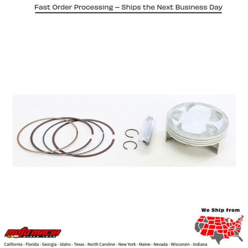 Piston Kit Forged Nikasil Cyl 94.95/Std 12.5:1 Gas/Yamaha Yz450f 200