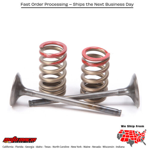 Exhaust Valve Conversion Set Ti-Steel Kawasaki/Suzuki Kx250f 2004-