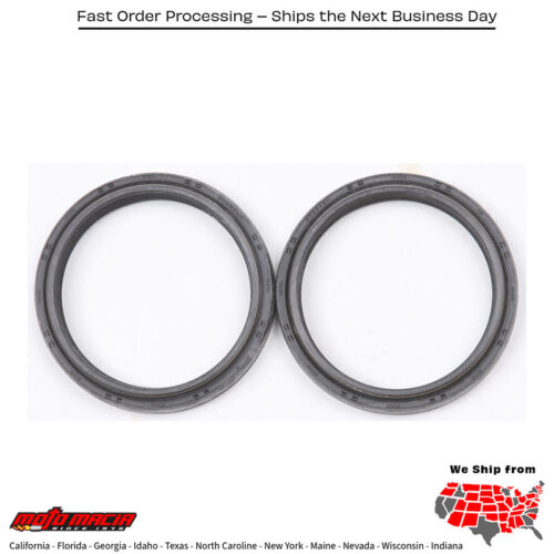 Fork Oil Seals 2pc 48x58x10 Honda/Husq/Kawasaki/Suzuki/Yamaha Yz12