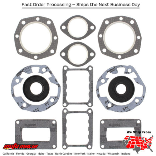 Gasket Kit-Kec 440rv(Late)+ Jdx8/800 75-440 Cycl Ccw Kioritz Reed V more