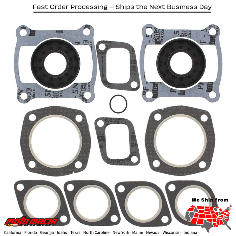 Gasket Set S/M Polaris 340 F/C Bmw R1150gs 03-03 Ducati Monster 750 00-00 K