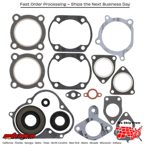 Gasket Set S/M Yamaha 340 Enticer Polaris 500 (Efi) 93-93 Ski-Doo Formula D