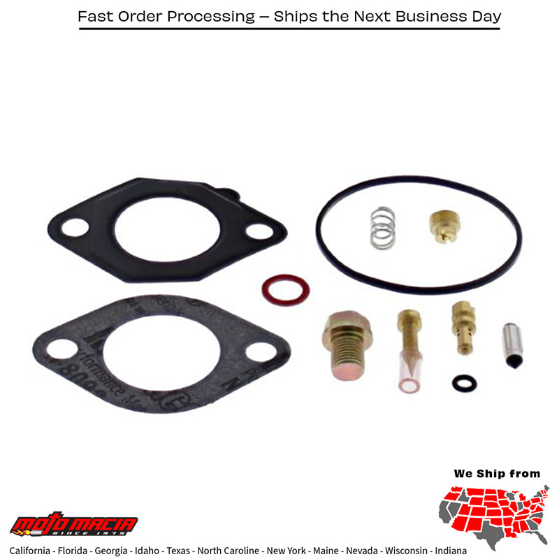 Carburetor Repair Kit Kawasaki Kaf 300 Mule 550 1997-2004 - Image 2