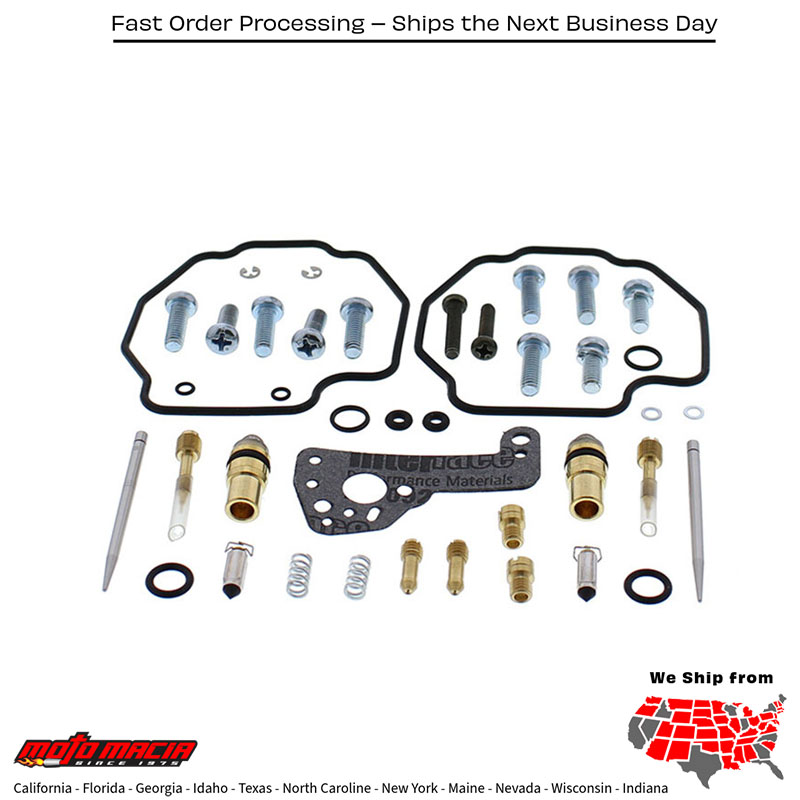 BIKE CARBURETOR REBUILD KIT Yamaha XV535 Virago 1994-2000