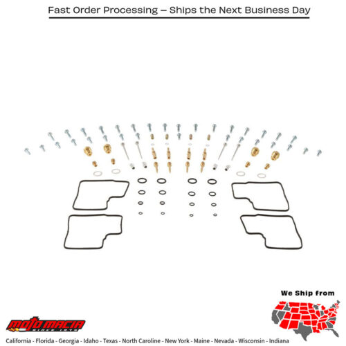 BIKE CARBURETOR REBUILD KIT Honda VFR700F Interceptor 1986-1987