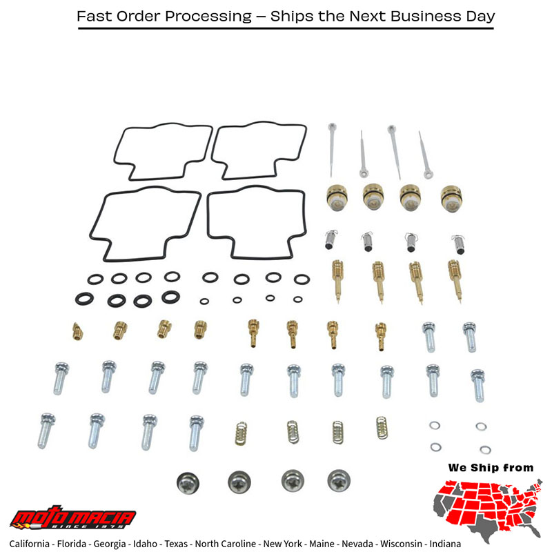 BIKE CARBURETOR REBUILD KIT Kawasaki ZX600 Ninja ZX-6 1990-1993