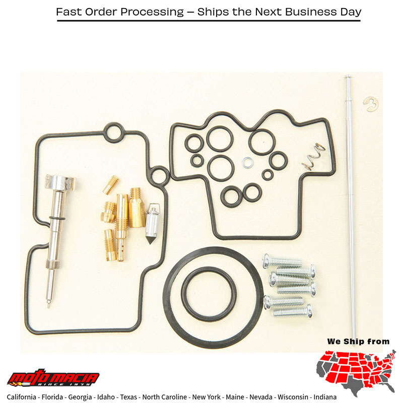Carburetor Repair Kit Honda Trx450er Electric Start 2007-2007 Rebuild