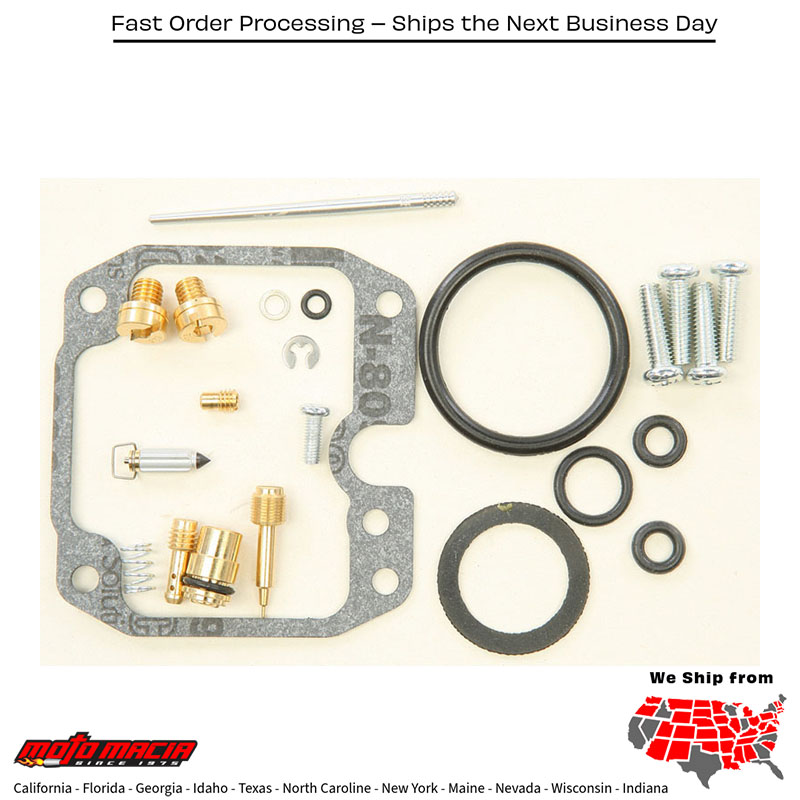 Carburetor Repair Kit Yamaha Yfa1 Breeze 125 1989-2004 Rebuild Kit