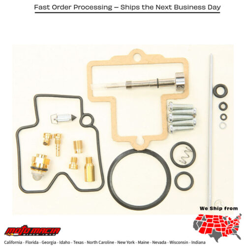 BIKE CARBURETOR REBUILD KIT Kawasaki KLX400R 2003-2003 Suzuki DR-Z400E 2000-2003 Suzuki DR-Z400 2000-2003 Suzuki DR-Z400E Non CA Model 2000-2007 Kawasaki KLX400R NON CA MODEL 2004-2004