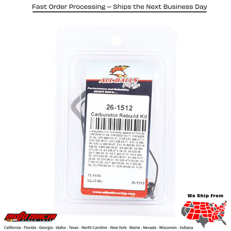 Keihin Mid Body Carb Kit Honda Crf450r 2007-2008 Crf250r 2007-2009 - Image 2