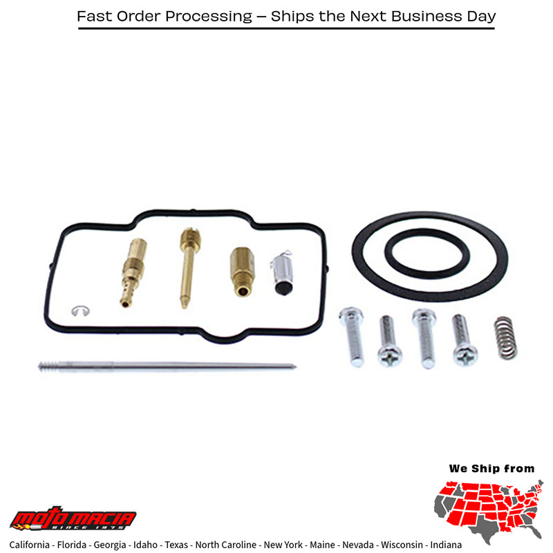 Carburetor Repair Kit Honda Trx250r 1987-1987 Rebuild Closed Course