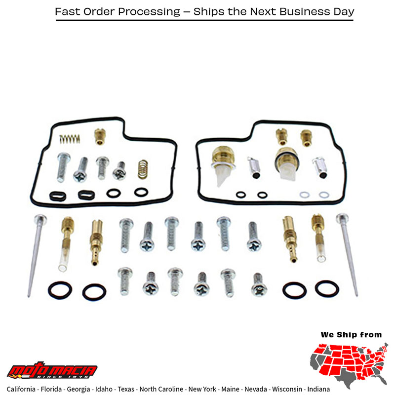 BIKE CARBURETOR REBUILD KIT Honda VT1100C2 Shadow A.C.E. 1995-1996 Honda VT1100C Shadow 1995-1996