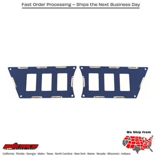 Dash 6-Switch Plate (Blue) Mpn: Rzr-Sp6-1k-BlFitment Polaris Rzr Xp 1000 Eps 2014 2015