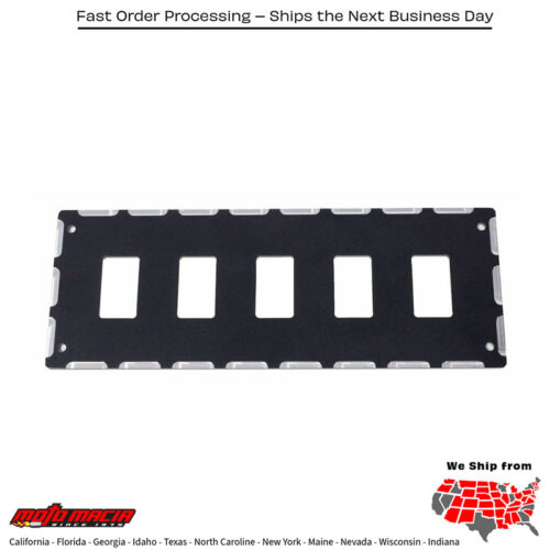 Dash 5-Switch Panel (Black) Mpn: Yxz-Switch-Blk-5Fitment Yamaha Yxz 1000 R 2016