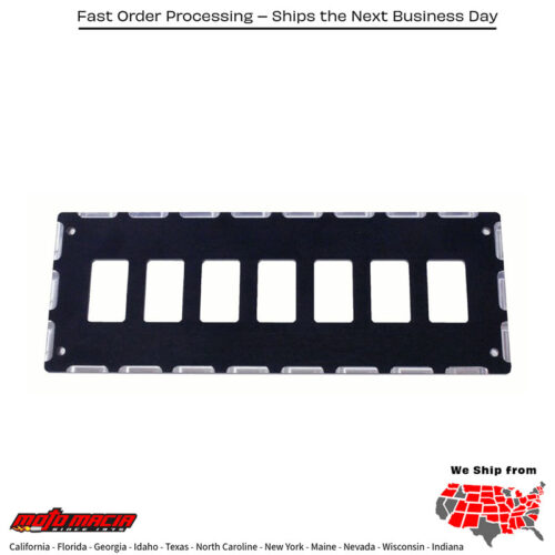 Dash 7-Switch Plate (Black) Mpn: Yxz-Switch-Blk-7Fitment Yamaha Yxz 1000 R 2016