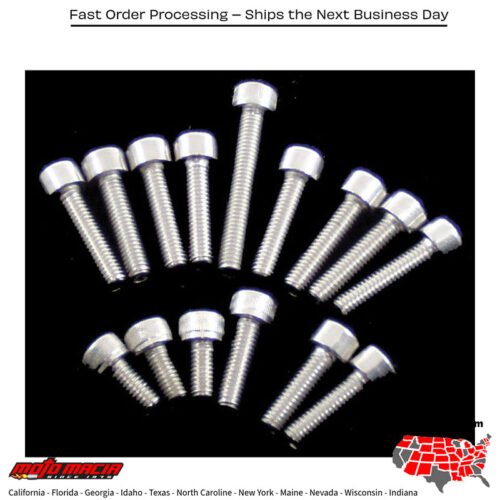 7 Piece Stator Cover Stainless Bolt Kit Mpn: Bs1-1Fitment Yamaha Yfz350 Banshee 1987 1988 1989 1990 1991 1992 1993 1994 1995 1996 1997 1998 1999 2000 2001 2002 2003 2004 2005 2006 2012 2011 2010 2009 2008 2007