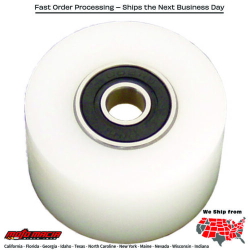 Chain Roller - Top (White) Mpn: Cr2-WFitment Yamaha Yfz450x Se 2011Honda Trx400x 2012 2013 2014 2009Yamaha Yfm700 Raptor 2013 2014Honda Cr80rb Expert 1996 1997 1998 1999 2000 2001 2002Honda Cr500r 1985 1986 1987 1988 1998 1989 1990 1991 1992 1993 1994 1995 1996 1997Honda Trx400ex Sportrax 1999 2000 2001 2002 2003 2004 2005 2006 2007 2008 2009Honda Trx450er Electric Start 2006 2007 2008 2009 2012 2013 2014Honda Trx450r 2004 2005 2006 2007 2008 2009 2012 2013 2014Honda Crf450r 2002 2003 2004Honda Cr125r 1985 1986 1987 1988 1989 1998 1999 2000 2001 2002 2003 1990 1991 1992 1993 1994 1995 1996 1997Honda Cr250r 1985 1986 1987 1988 1998 1999 2000 2001 2002 2003 1989 1990 1991 1992 1993 1994 1995 1996 1997Honda Xr400r 1996 1997 1998 1999 2000 2001 2002 2003 2004Honda Cr80r 1996 1997 1998 1999 2000 2001 2002 1985 1986 1987 1988 1989 1990 1991 1992 1993 1994 1995Kawasaki Klx300r 1997 1998 1999 2000 2001 2002 2003 2004Kawasaki Kdx 200 1989 1990 1991 1992 1993 1994 1995 1996 1997 1998 1999 2000 2001 2002 2003 2004Kawasaki Kdx 220r 1997 1998 1999 2000 2001 2002 2003 2004Kawasaki Kx500 1989 1990 1991 1992 1993 1994 1995 1996 1997 1998 1999 2000 2001 2002 2003Kawasaki Klx250r 1994 1995 1996Kawasaki Kdx 250 1991 1992 1993 1994Suzuki Dr-Z400s 2000 2001 2002 2003 2004Suzuki Dr650se 1996 1997 1998 1999 2000 2001 2002 2003Suzuki Dr-Z400e Non Ca Model 2000 2001 2002 2003 2004Suzuki Dr-Z400 2000 2001 2002 2003 2004Yamaha Wr426f 2001 2002Yamaha Yz426f 2000 2001 2002Yamaha Wr400f 1998 1999 2000Yamaha Yz400f 1998 1999Yamaha Wr500 1992Yamaha Yz490 1987 1988 1989 1990Yamaha Yfm700rse Raptor Se 2007 2008 2009 2010 2011 2012 2013 2014Yamaha Yfz450r 2009 2010 2011 2012 2013 2014Yamaha Yfz450r Se 2009 2010 2011 2012 2013 2014Yamaha Yfz450x 2010 2011Yamaha Yfz450x Bill Ballance 2010Yamaha Yfm700r Raptor 2006 2007 2008 2009 2010 2011 2012 2013 2014Yamaha Yfz450 2004 2005 2006 2007 2008 2009 2012 2013Yamaha Yfz450 Se 2007 2008Yamaha Yfm700ry Raptor Gytr Edition 2007Yamaha Yfz450 Bill Balance Edition 2006 2007Yamaha Yfz350 Banshee 1987 1988 1989 1990 1991 1992 1993 1994 1995 1996 1997 1998 1999 2000 2001 2002 2003 2004 2005 2006Yamaha Yz450f 2003 2004Yamaha Yz85 2002Yamaha Wr250f 2002 2003 2004 2001Yamaha Wr450f 2003 2004