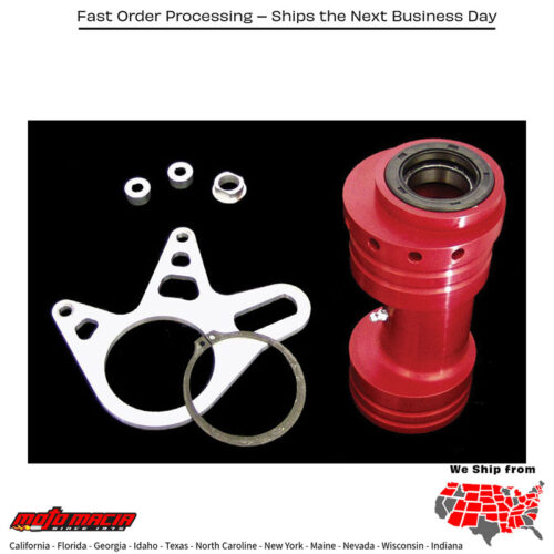 Rear Bearing Carrier (Red) Mpn: Cb2-RrdFitment Honda Trx450er Electric Start 2006 2007 2008 2009 2012 2013 2014Honda Trx450r 2004 2005 2006 2007 2008 2009 2012 2013 2014