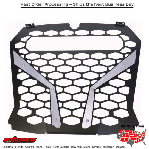 Front Grill Silver Pol Rzr S With Out 10" Light Mpn: Rzr-Fgl-Xp1ks-BlkFitment Polaris Rzr Xp Turbo S 2019