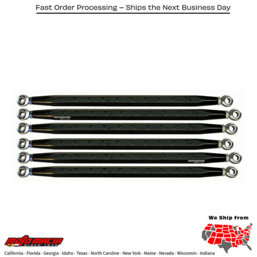 Radius Rods Extreme Can Am Solid Black X3 Rd Mpn: Ca-Rr-X3rs-Hex-BlkFitment Can-Am Maverick X3 Xrs Turbo R 72 2017 2018 2019Can-Am Maverick X3 Max Xrs Turbo R 2018 2019