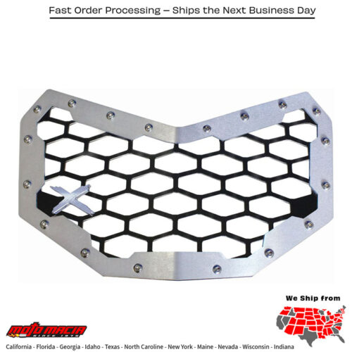 Mq Front Grill Blk/Slv W Slv Can Am X3 Logo Mpn: Ca-Fg-X3Fitment Can-Am Maverick X3 Turbo R 2017Can-Am Maverick X3 Xds Turbo R 2017Can-Am Maverick X3 Xrs Turbo R 72 2017