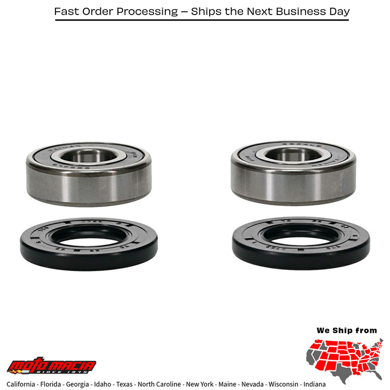 Wheel Bearing Kit Premium Honda Vt800c Shadow 1988-1988 Suzuki Rm250 1987