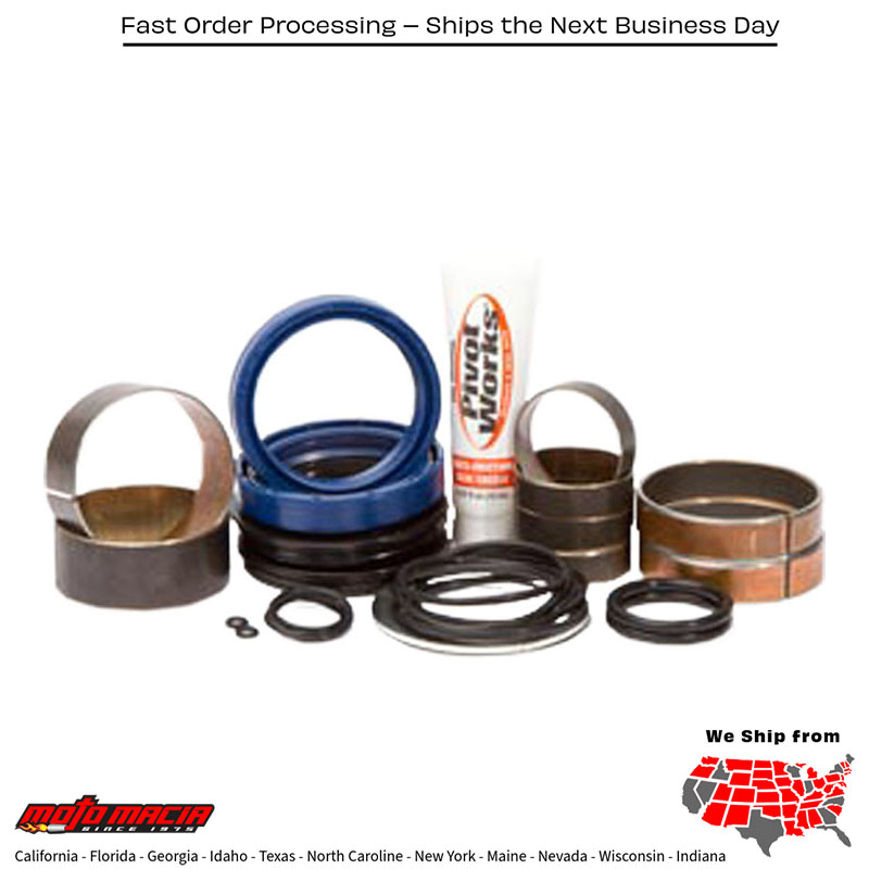 Seal/Bushing Kit Forks Suzuki Rm125 2002-2003PW Rebuild Kit - W/Bushin