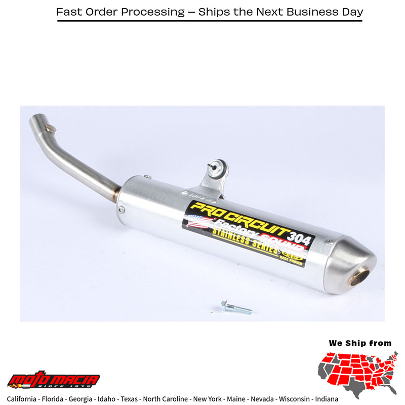 Pc 304 Silencer Ktm125/150sx'16-18 Xc-W'17-18 Husqvarna 150 Xc-W 2017-2018