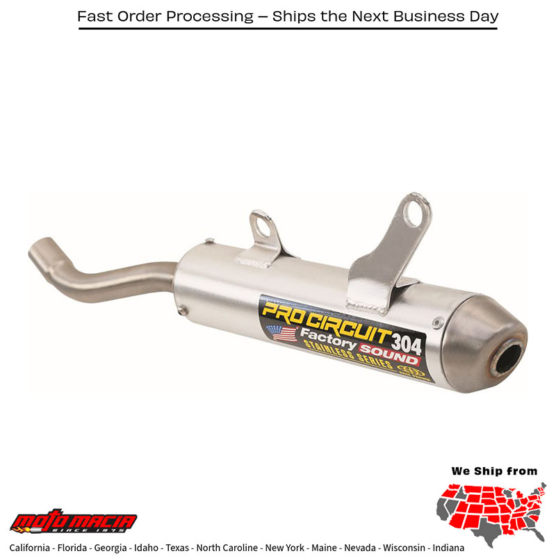 304 Silencer Ktm 300 Xc-W Tpi 2019-2023 Husqvarna Te 250i 2019-2023