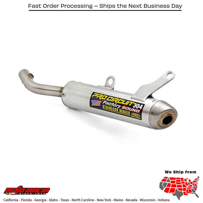 P/C 304 Silencer Yz250 '03-20 250x '16-20 Yamaha Yz250x 2016-2025 Yamaha Yz - Image 2