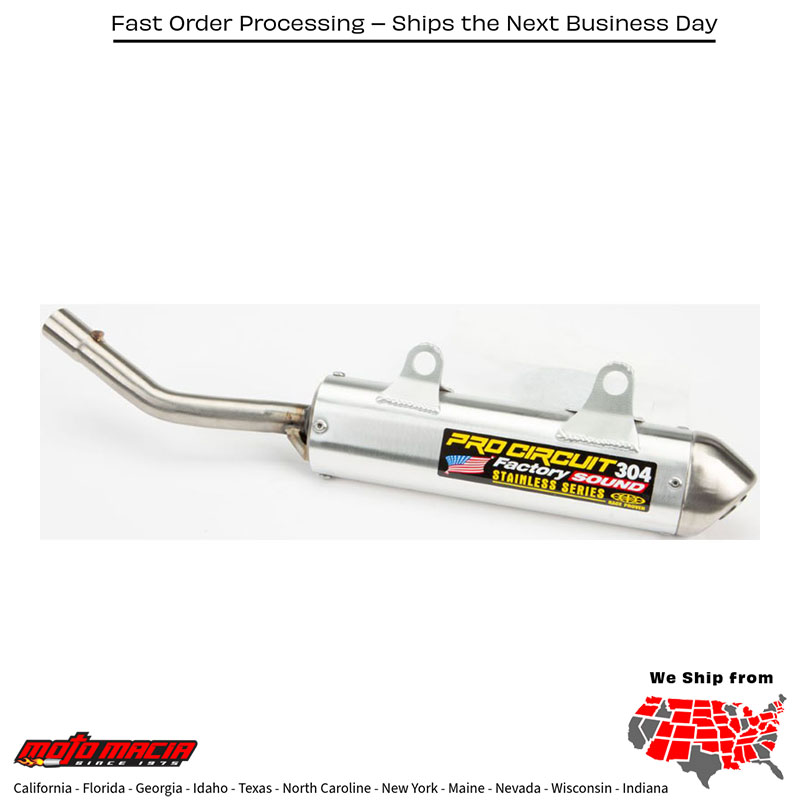 304 Silencer Gas Gas Xc 250 2012-2013 Xc 200 2012-2012 Mc 2