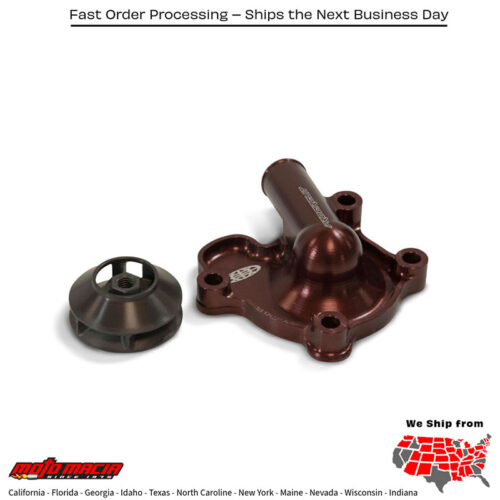 Water Pump Cover W/Impeller Honda Crf250r 2005-2009 Crf250x 2004-2017