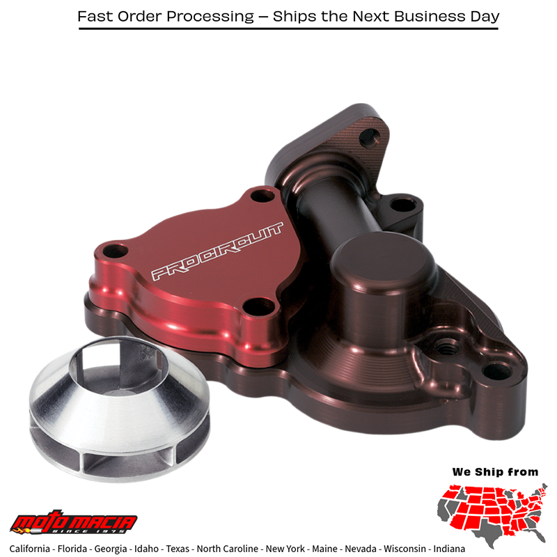 Water Pump Cover W/Impeller Kawasaki Kx250f 2005-2014 Suzuki Rm-Z250 2005-2006