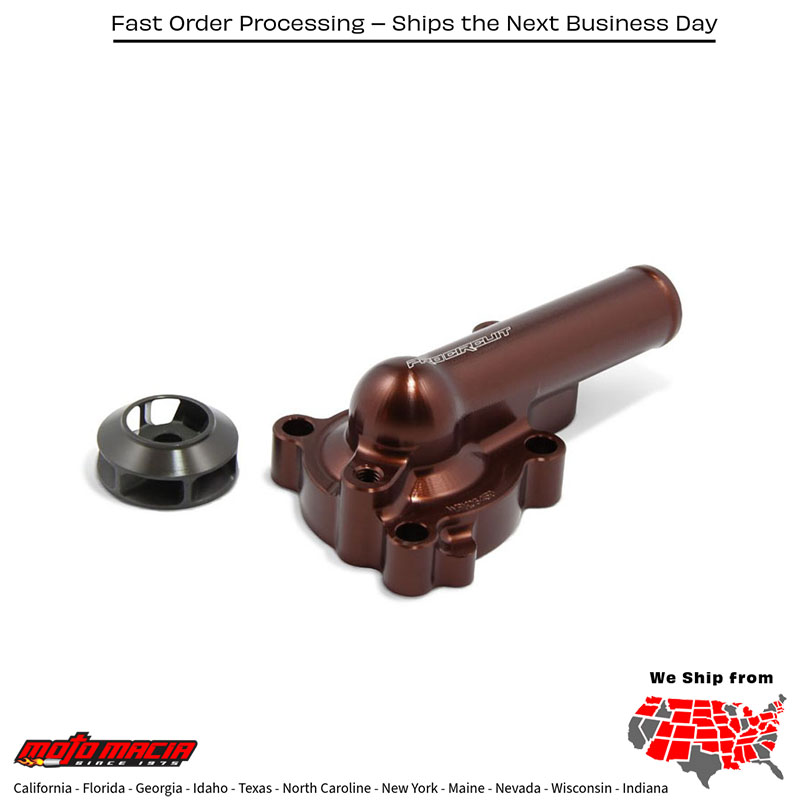 P/C Water Pump Cover W/Impeller Kawasaki Kx450f 2006-2014