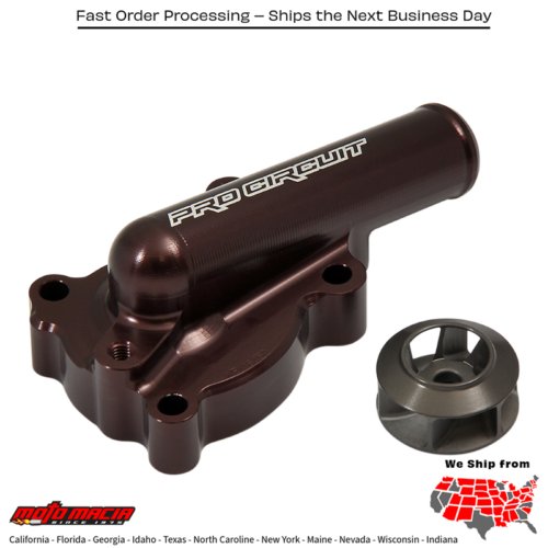 Water Pump Cover W/Impeller Kawasaki Kx450f 2016-2019