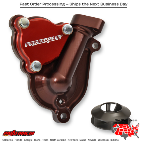 Water Pump Cover W/Impeller Kawasaki Kx250f 2017-2019