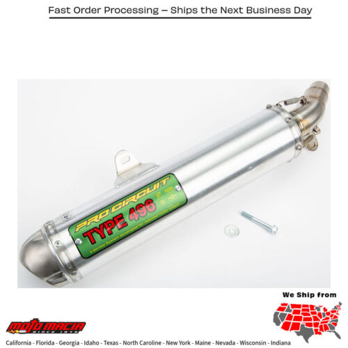 Type 496 Slip-On Silencer Honda Trx450r 2004-2005