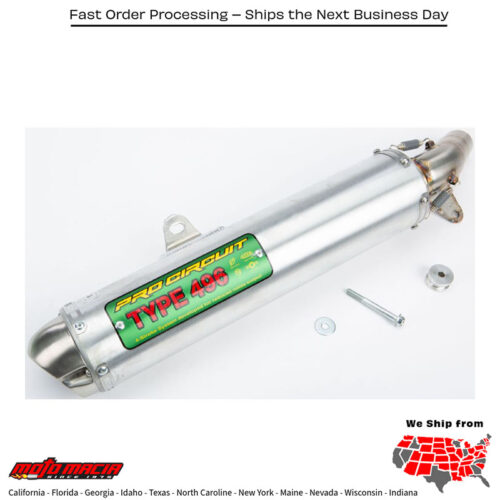 Type 496 Slip-On Silencer Honda Trx450er Electric Start 2006-2013
