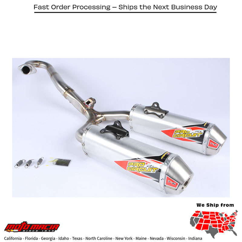 T-6 Stainless Dual System Honda Crf450r 2015-2016