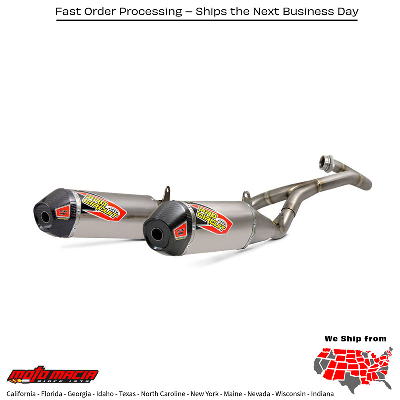 P/C Ti-6 Pro Dual System Crf450r '17-18 450rx '17-18 Honda Crf450rx 2017-20