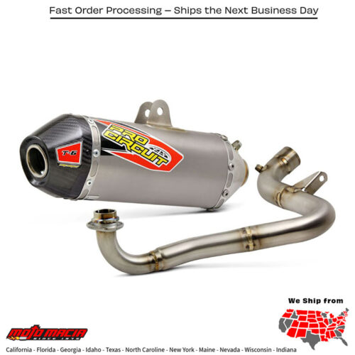 T-6 S/S Exhaust System with Carbon Cap for Honda MSX125 Grom 2016-2017
